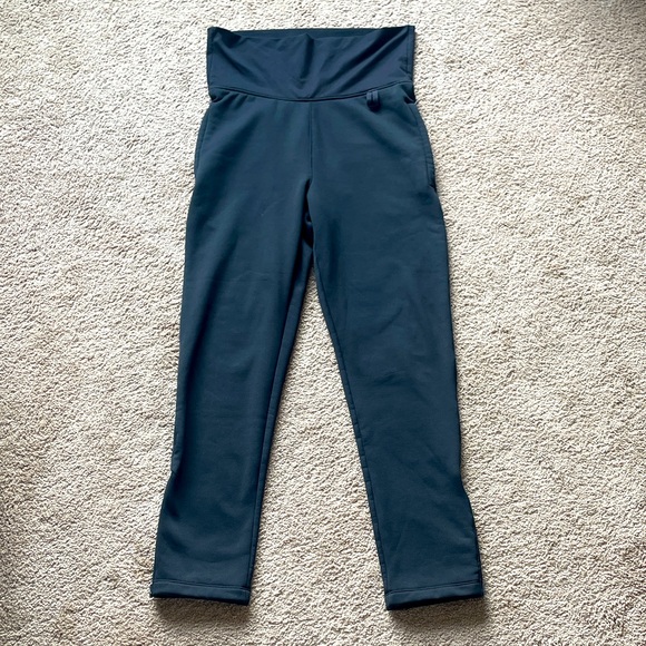 Title Nine Crash More 2.0 Polartec Pants Women’s M Black Fleece Outdoor Active - Picture 2 of 16